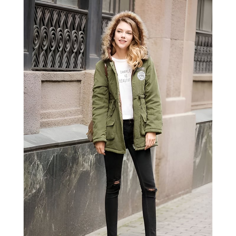 Abrigo casaca mujer discount