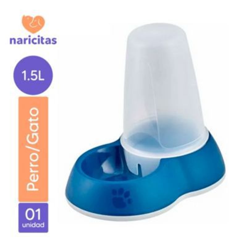 Comedero Y Bebedero Para Mascotas - 1L Transparente, Inclinación 75°, Para Gatos Y Perros Pequeños