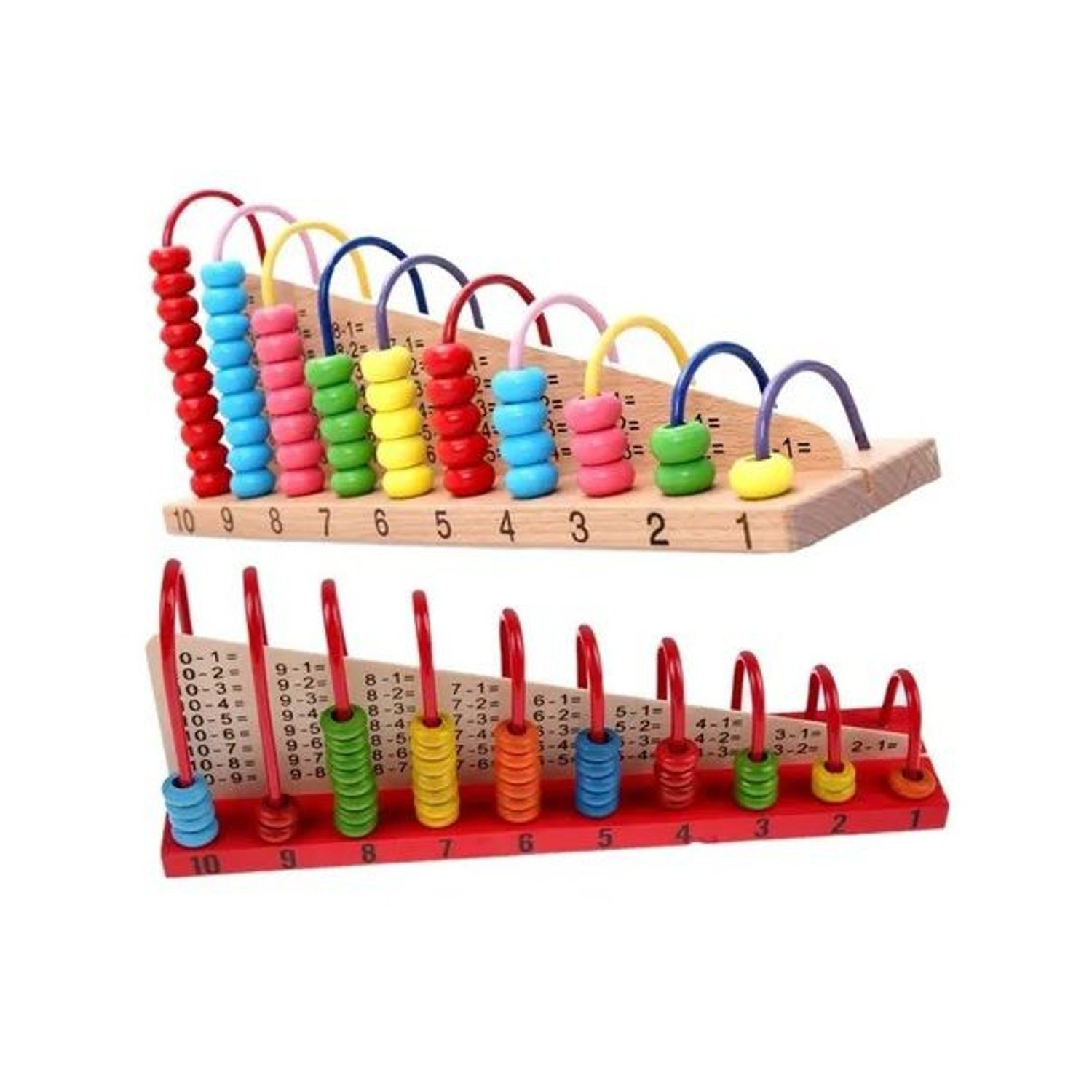 Juego Didactico Abaco De Madera Instrumento De Calculo GENERICO falabella