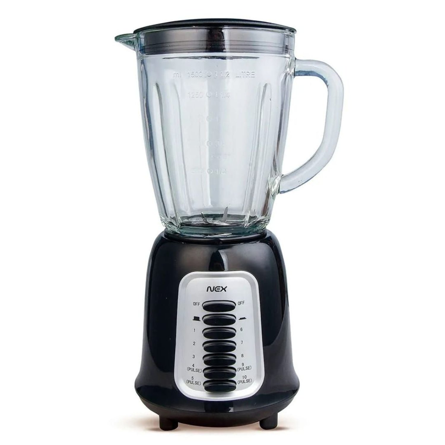 LICUADORA 1.5 LITROS NEX VASO DE VIDRIO BGJ1510BK NEX falabella