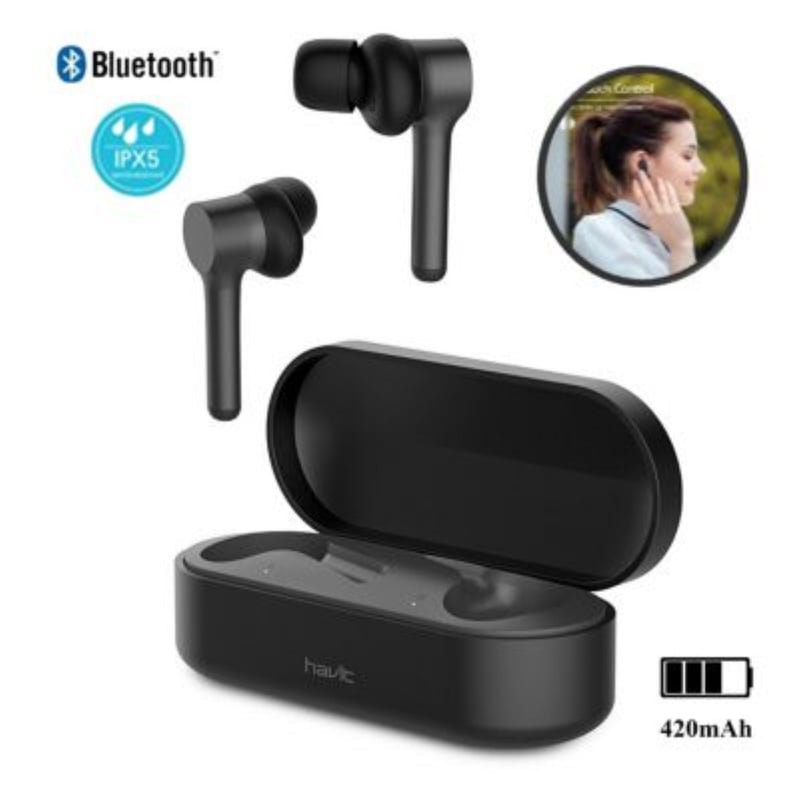 HAVIT - Auriculares Inalámbricos Havit Bluetooth Earbuds IPX5 I92