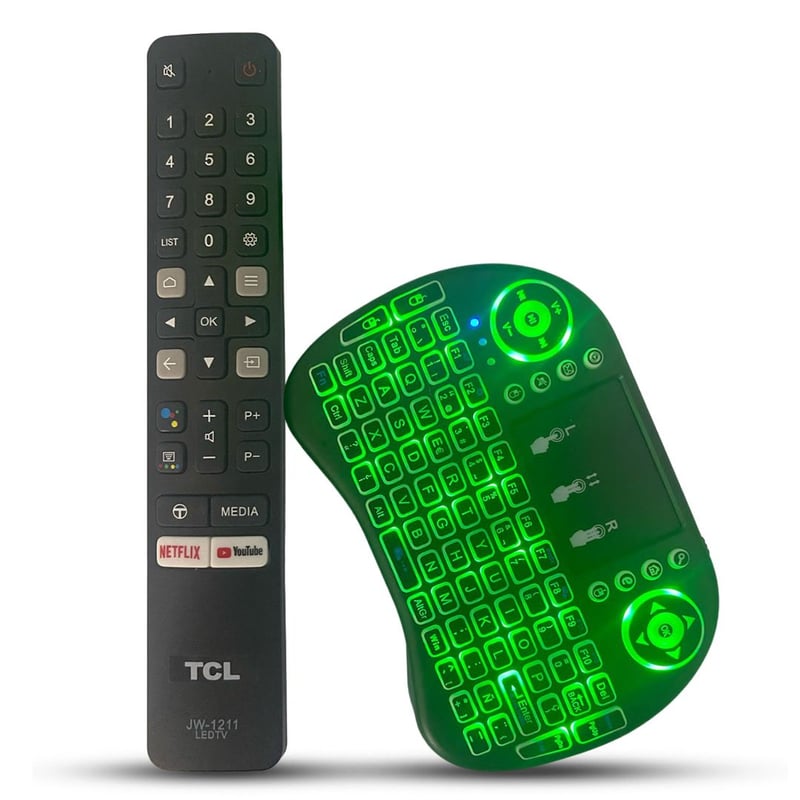 UNIVERSAL - Control Remoto Tcl Generico Smart Modelo RC901V + Teclado