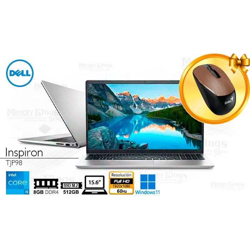 INTEL - LAPTOP Core i5-1235U DELL Inspiron 15 3520 8-512-156 W11