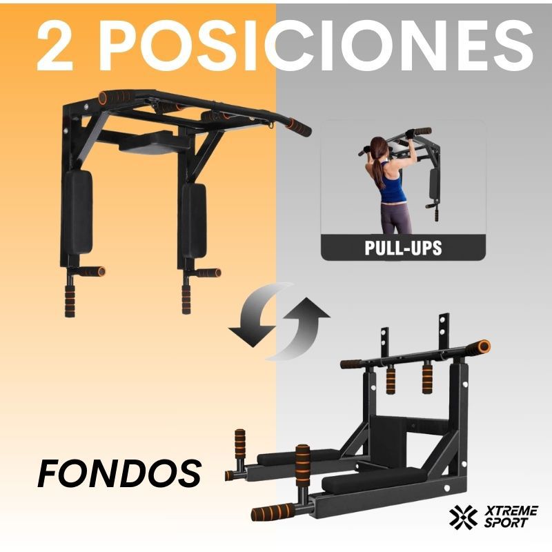 Barra para dominadas 6 en 1 Calistenia Multifuncion Ligas XTREME SPORT falabella