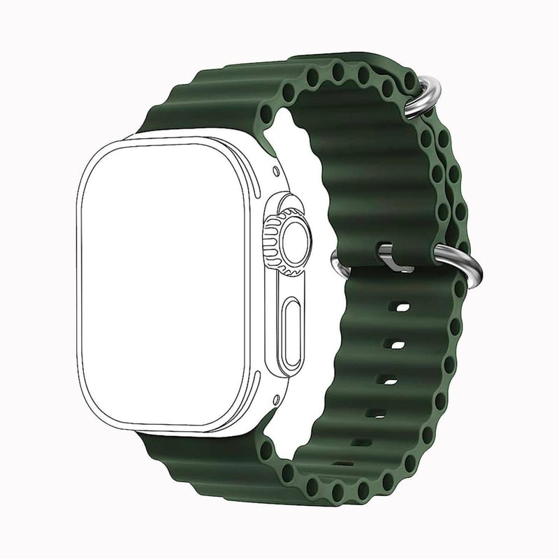 Correa apple watch verde militar hotsell