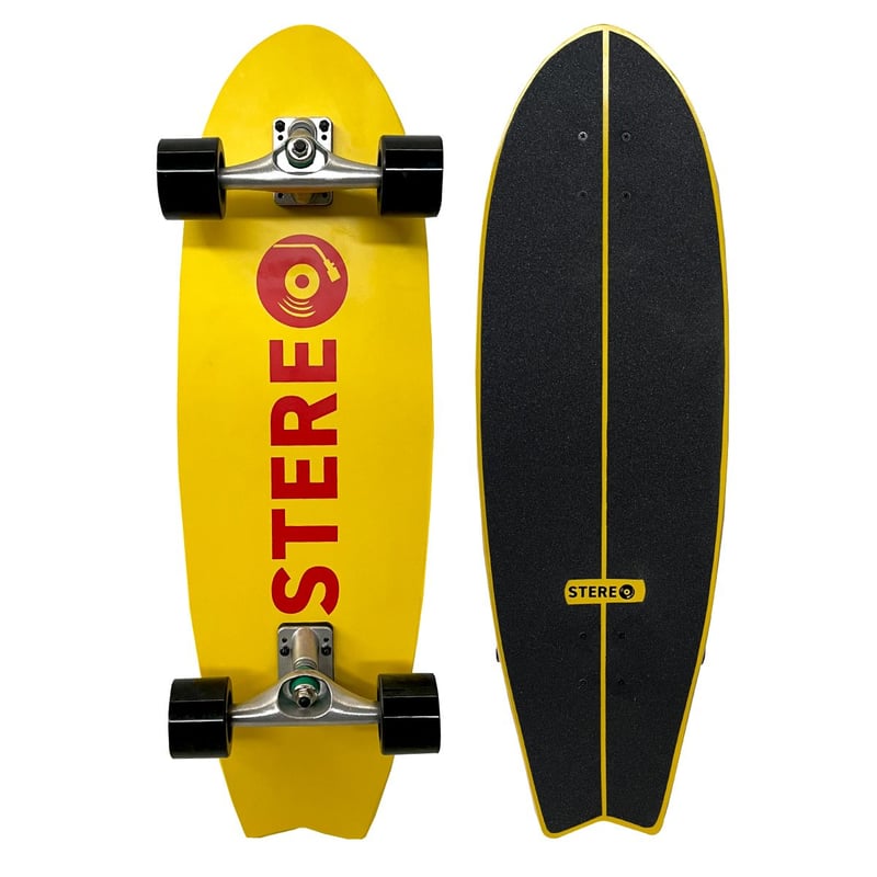 SUNSET BOARD - Surf skate Stereo Amarillo