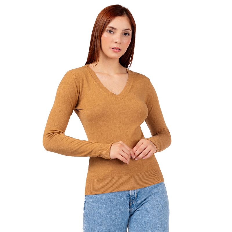 Chompas cuello v mujer hotsell