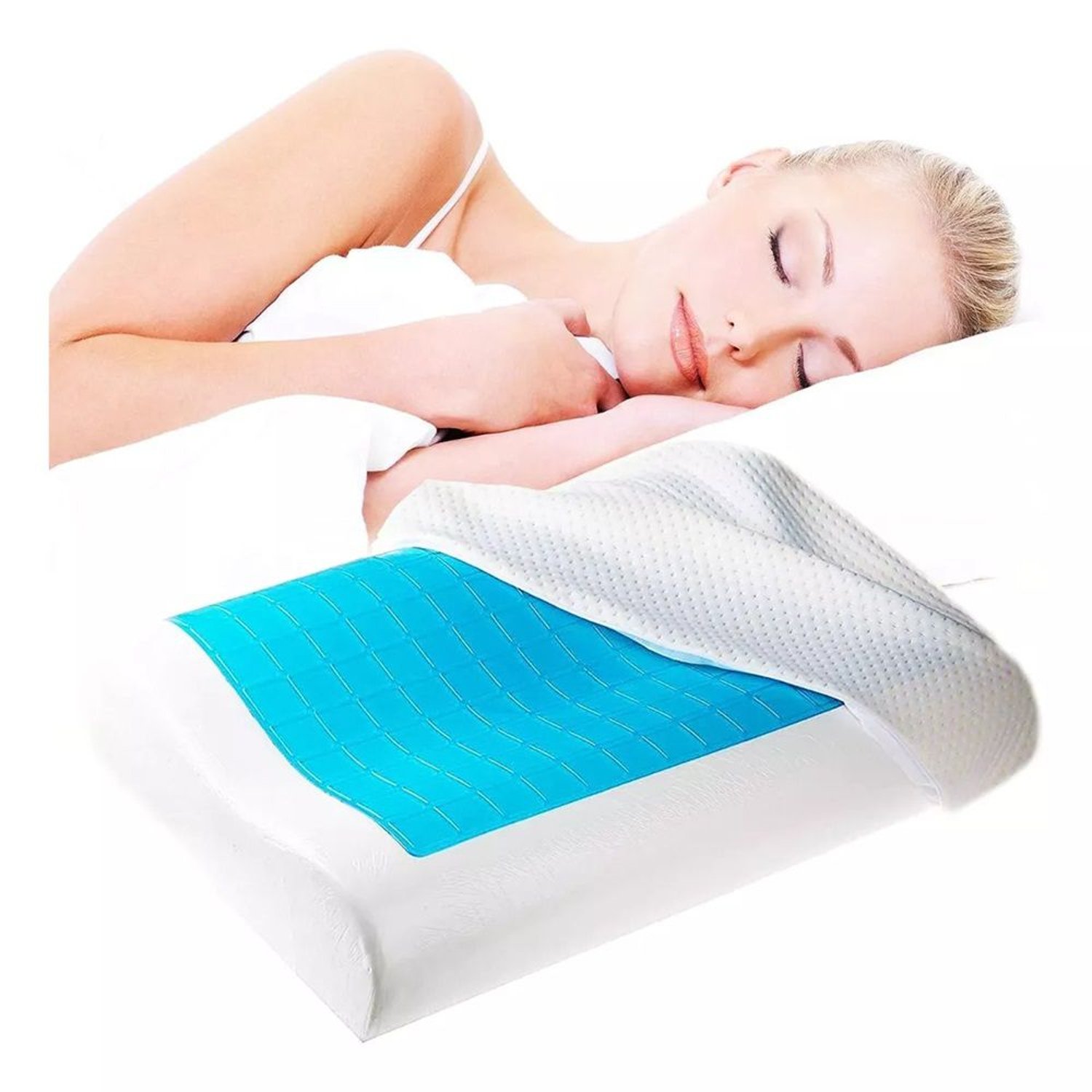 Almohada viscoelastica con gel shop