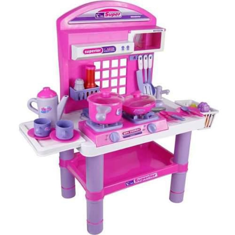 SET JUEGO DE COCINA KITCHEN PARA NINAS 28 PIEZAS GENERICO falabella