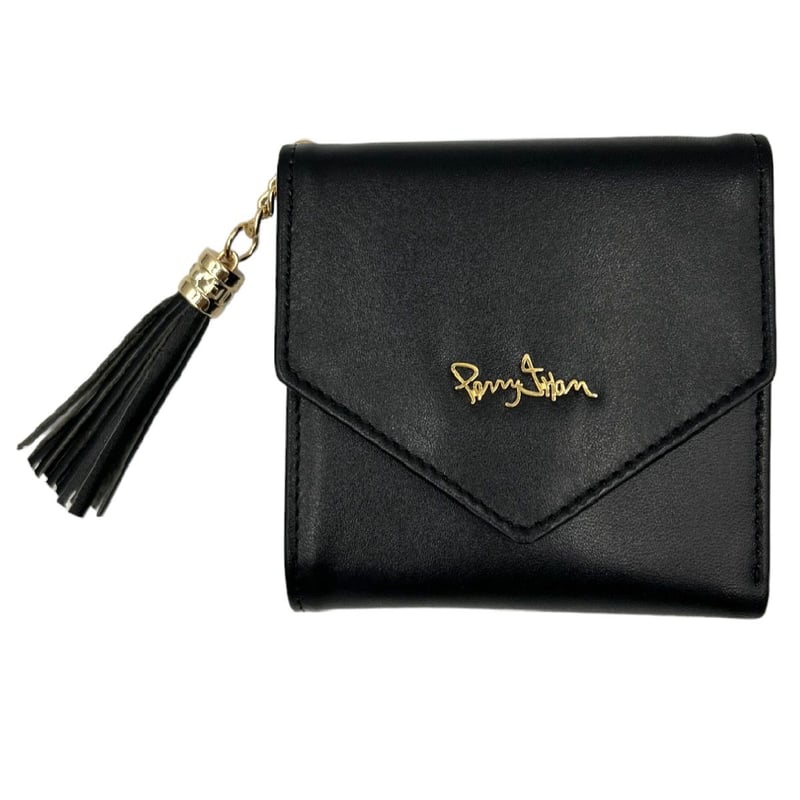 Billetera para Mujer de Cuero 100 BD3015 Color Negro PERRY JHAN falabella