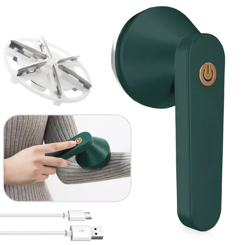 Quita Pelusas Para Ropa Electrico Quitapelusas Eléctrico Recargable - Con 2  Cabezales, Bloqueo Seguridad Depiladora Pelusas Ropa USB