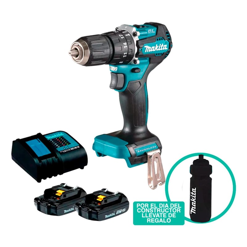 Perforateur-burineur SDS-Plus 18V - Makita DHR243ZJ - Sans Charbon - Avec Coffret Makpac - Pour Perçage Et Burinage
