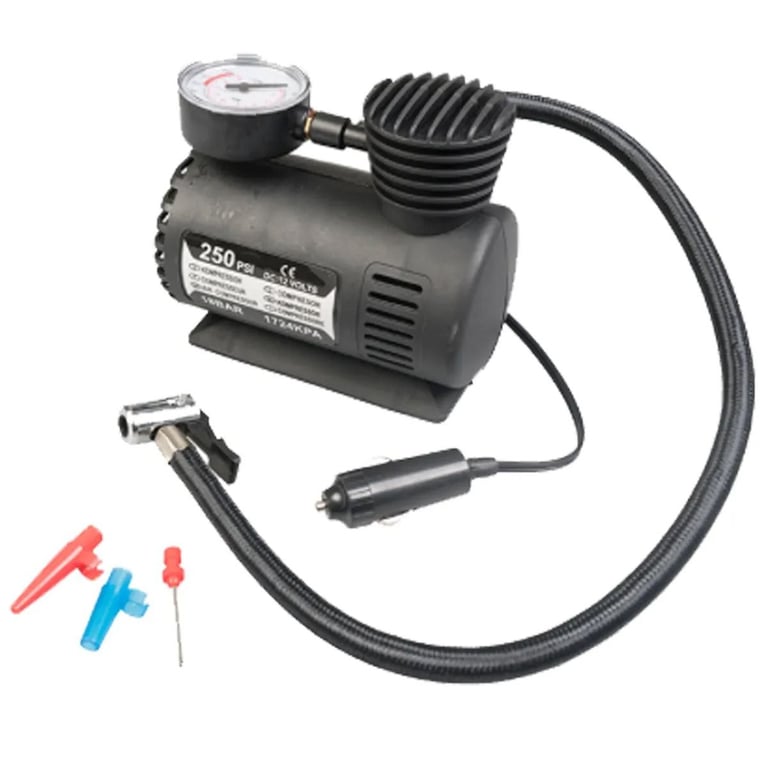 Mini Compresor 250 Psi Inflador Auto Moto Bici Inflable GENERICO ...