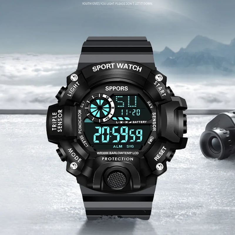 Reloj Digital Pulsera Hombre Multifuncion Regalo Dia del Padre Genieka GENERICO falabella
