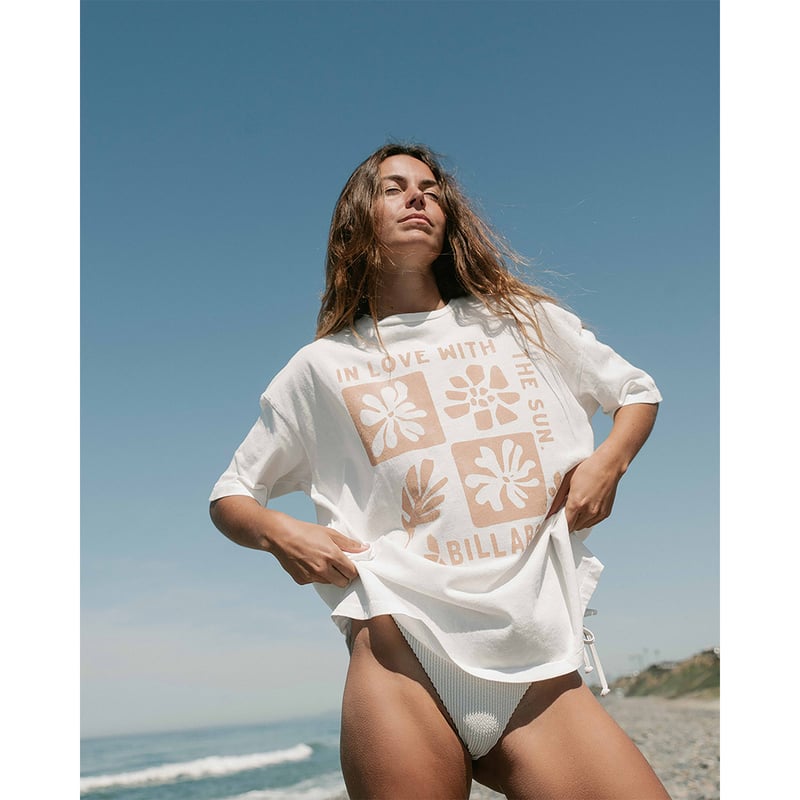 Polo Billabong Mujer In Love With The Sun Blanco BILLABONG BILLABONG falabella