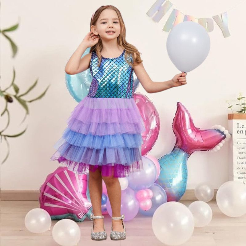 Vestido de Nina Sirena Para Fiesta Infatiles GENERICO falabella
