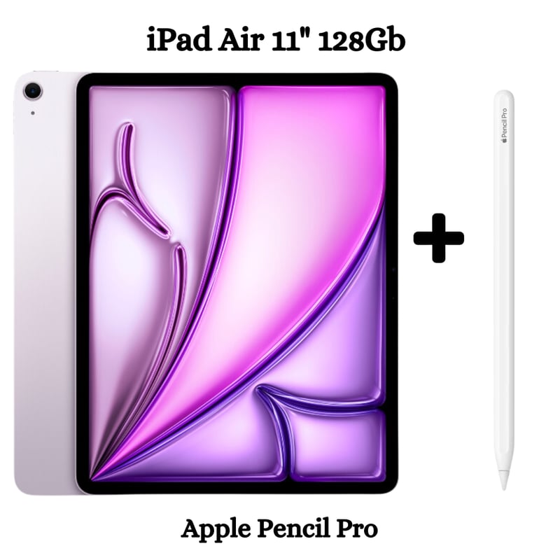 APPLE - iPad Air 11 Chip M2 128Gb - Purple + Apple Pencil Pro