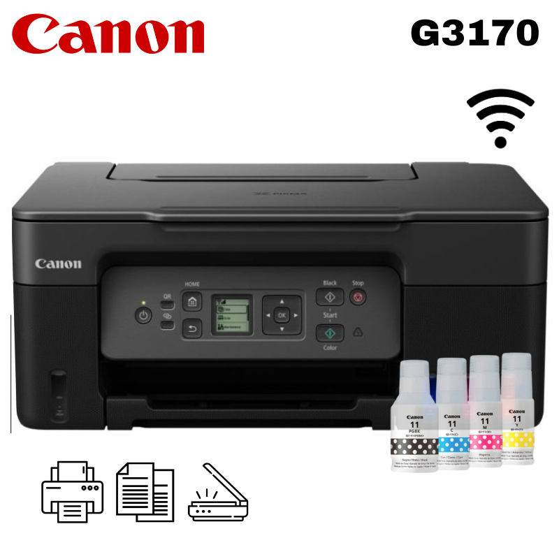 CANON - IMPRESORA MULTIFUNCIONAL CANON PIXMA G3170 WIFI