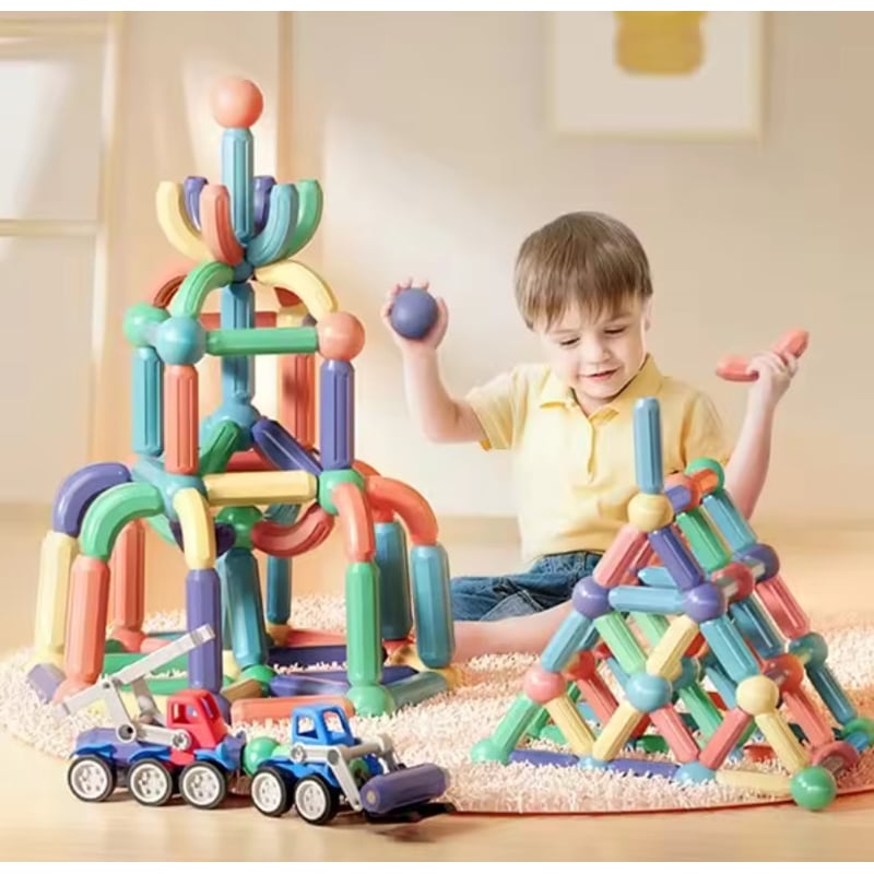 Regalo Niño Años Bloques De Construcción Magnéticos Para Niños