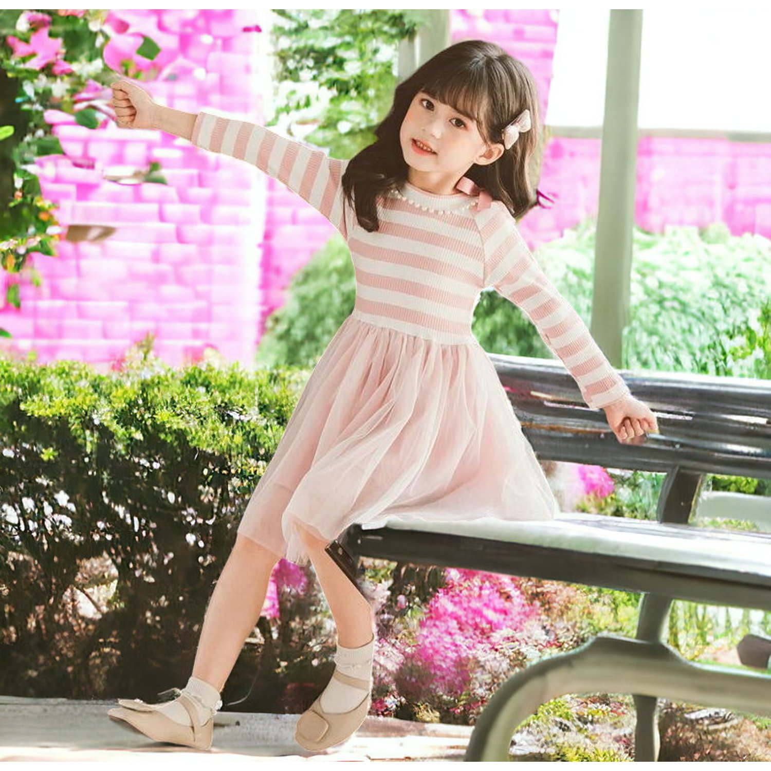 Vestido de niña casuales hotsell