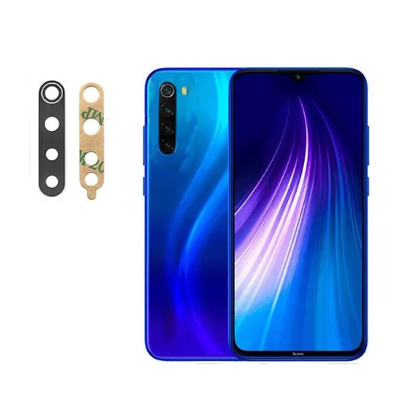 Lentille De Caméra Arrière Pour Xiaomi Redmi Note 8T - Neuf, Avec Adhésif De Fixation