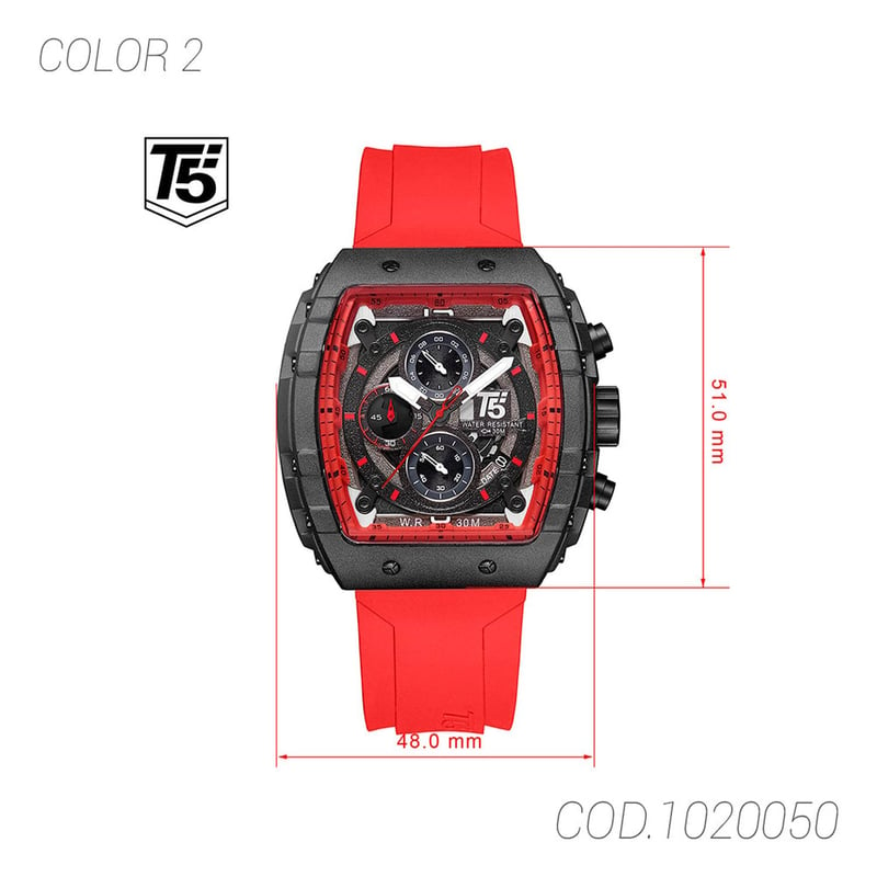 T5 - RELOJ ACUATICO HOMBRE H3856G T5 - 1020050