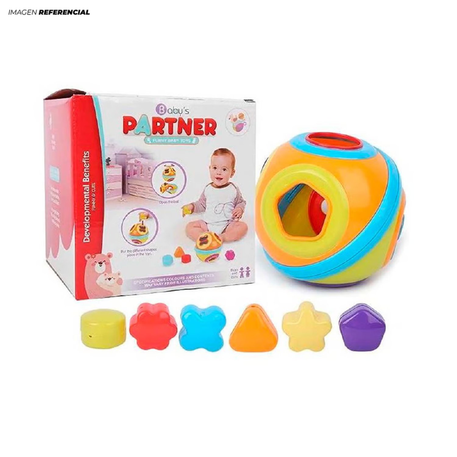 Juego Didactico Juegos de Encaje en Pelota Didactico