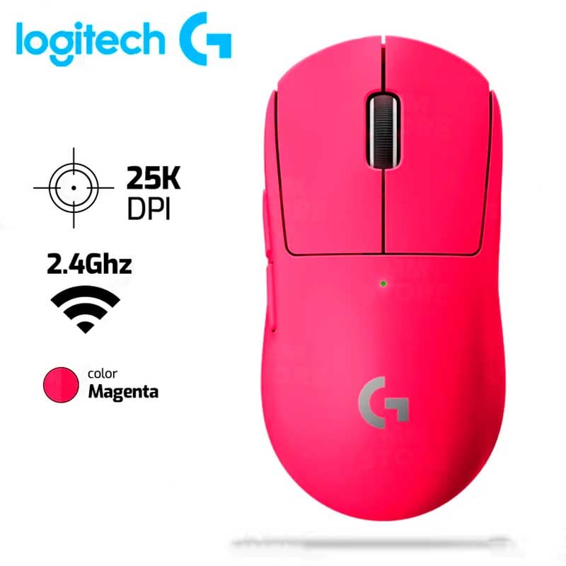 Mouse LOGITECH GPRO X SUPERLIGHT Inalambrico 16,000 Dpi Magenta ...