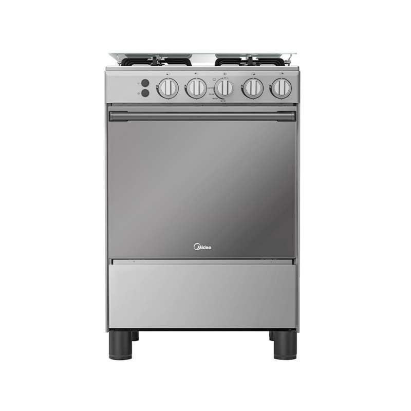 MIDEA - Cocina a Gas MIDEA  4 Quemadores MGS24FS2LAAMB SILVER