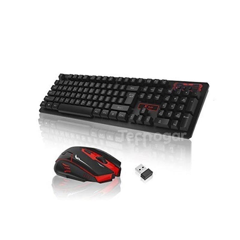 Teclado y Mouse Gamer Inalambrico para PC o Laptop HK 6500 DPI 1600 SEISA falabella