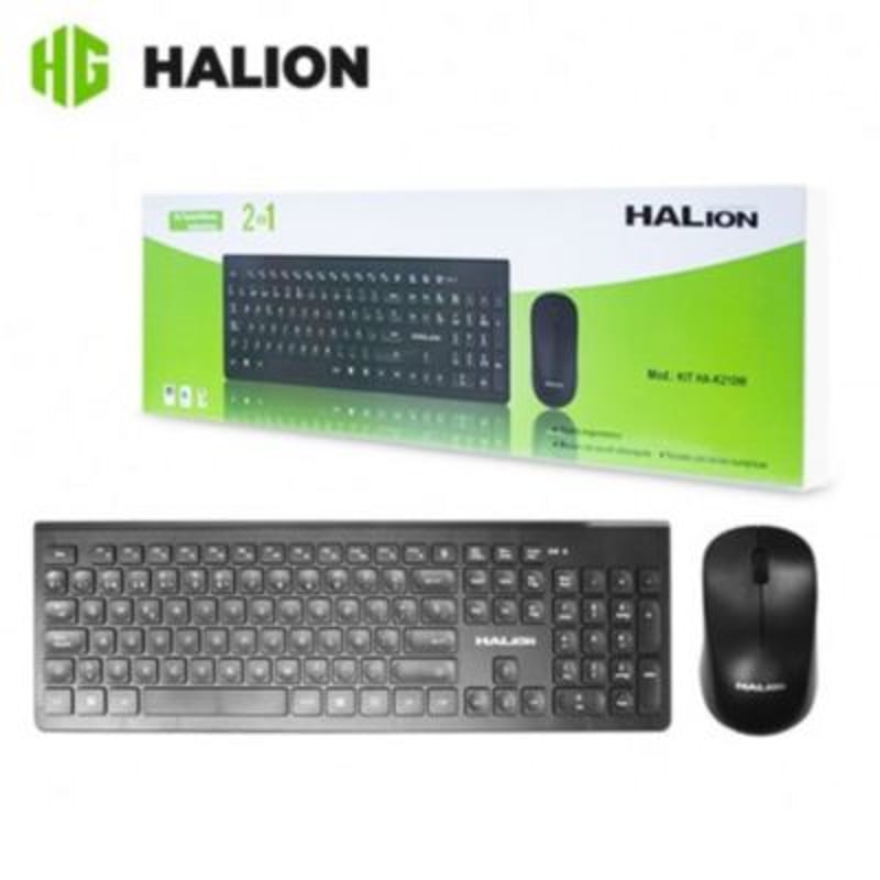 Teclado y mouse inalambrico halion hotsell