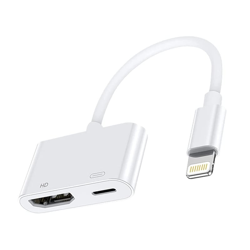 Adaptador Lightning a HDMI con puerto de carga IOS