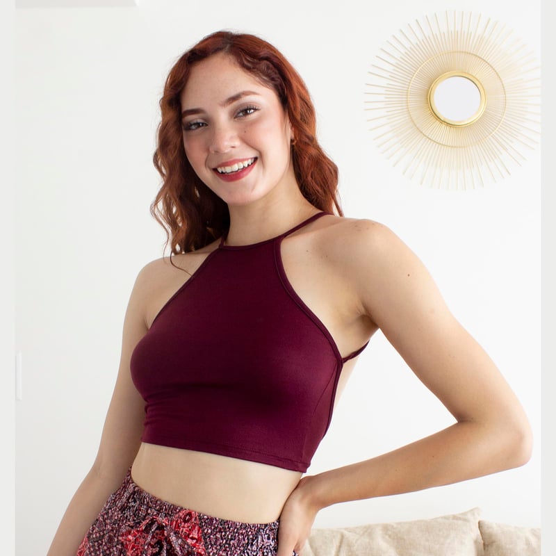TOP BEIGE MUJER ESCOTE ESPALDA URPI DREAMS falabella