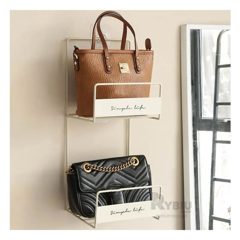 Organizador De Pared Con Bolsillos - Tela Oxford Resistente, 2 O 3 Niveles, Para Dormitorio, Baño, Cocina O Oficina