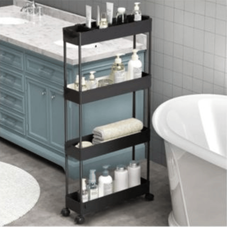 Coventry - Estante Alto De Almacenamiento Para Baño, Madera Blanca, 16