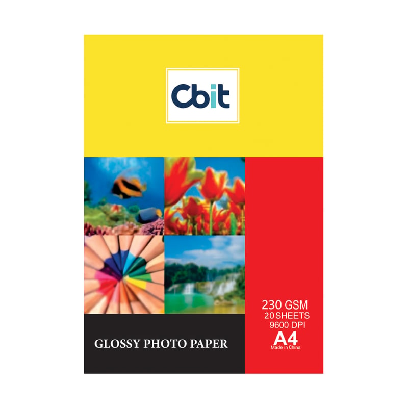 Papel Fotográfico Brillante A4 CBIT 20h 230g GENERICO | falabella.com