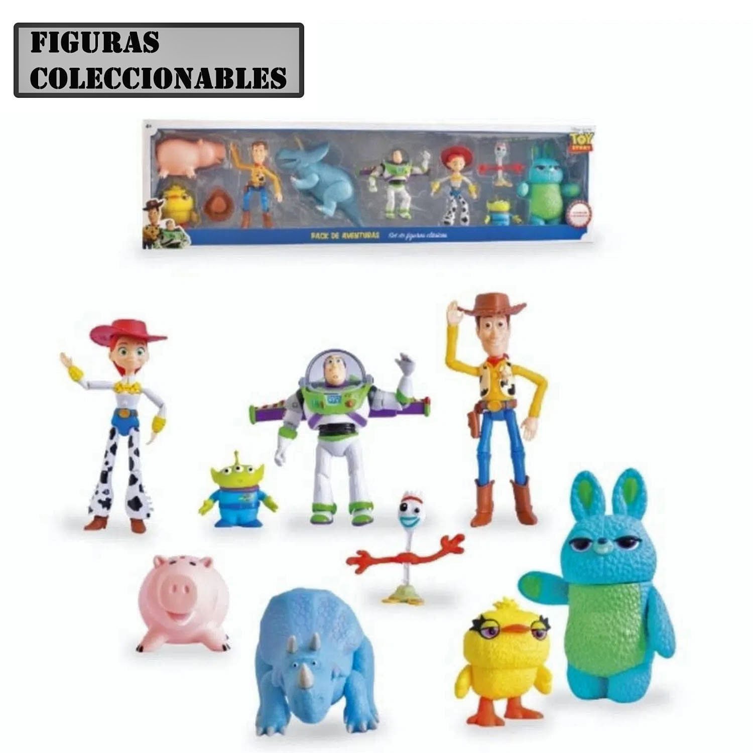 Munecos de Jebe Toy Story Articulados Set de 9 Modelo 2