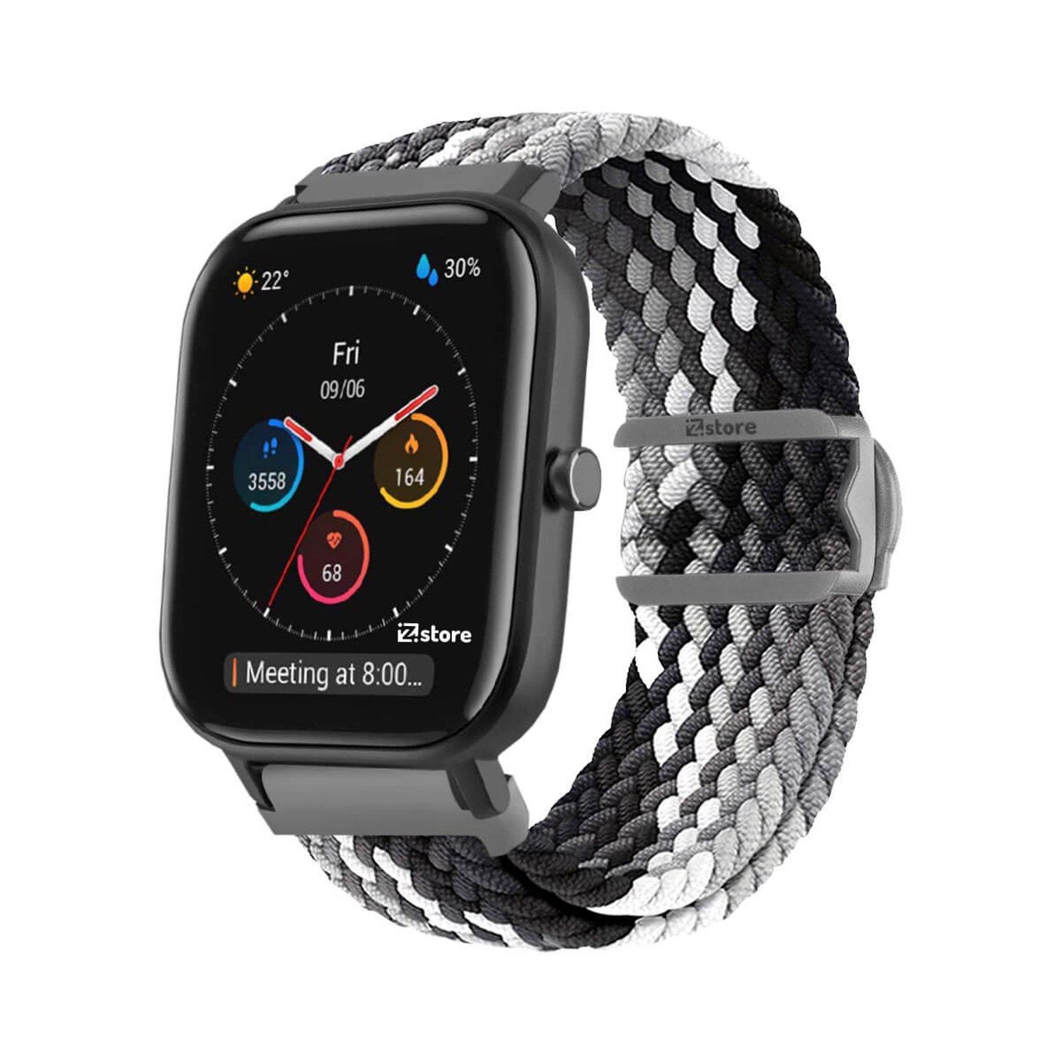 Correa de Nylon Amazfit GTS Gris Tricolor GENERICO falabella