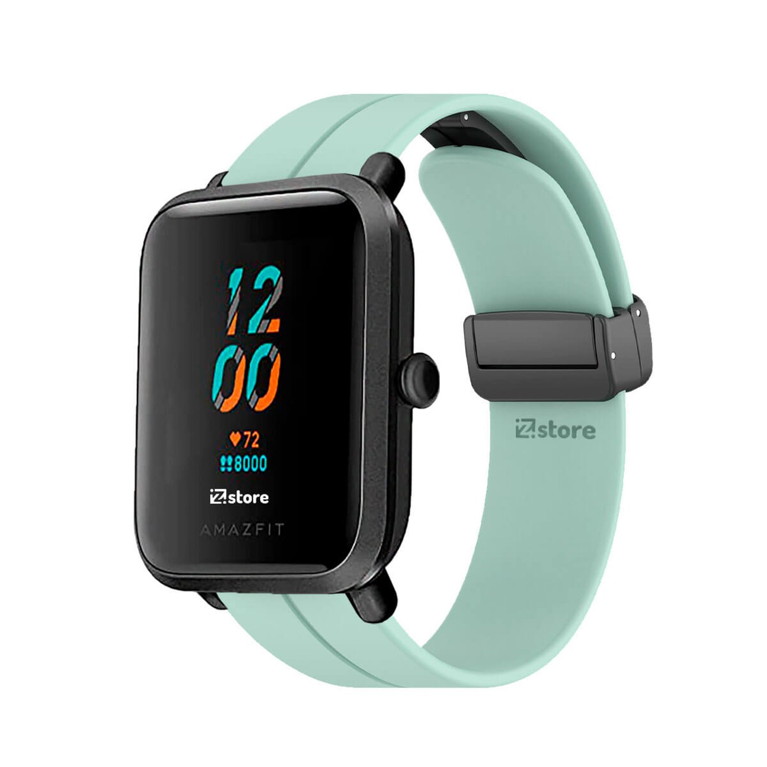 Correa Para Amazfit Bip S Broche Magnetico Verde Agua GENERICO falabella