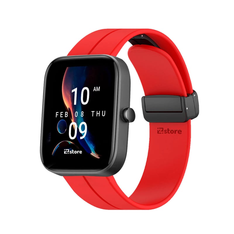 Amazfit bip rojo smartwatch hotsell