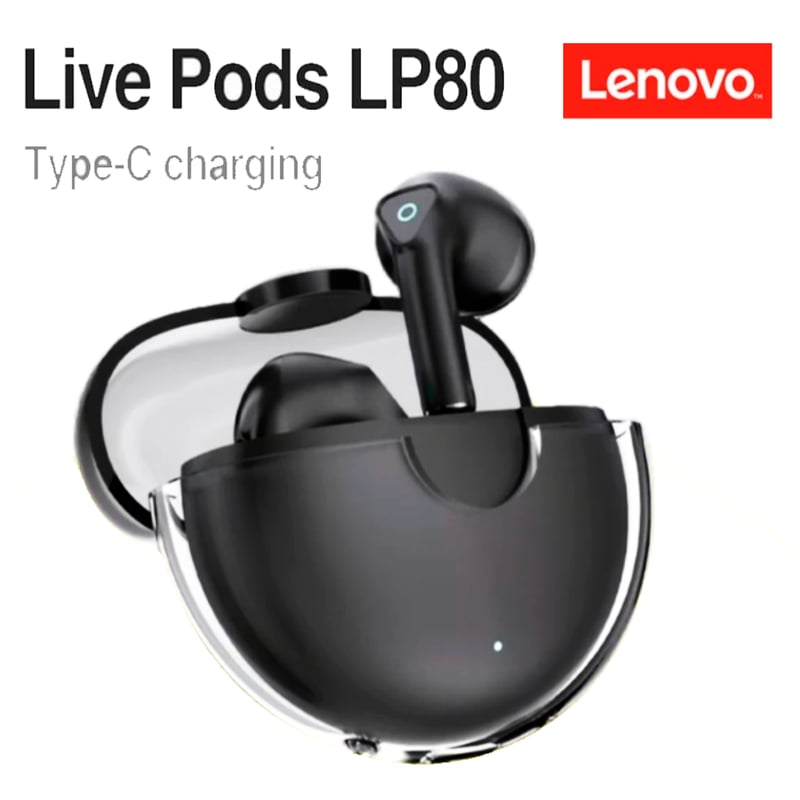 LENOVO - audifonos Bluetooth Lenovo LP80 Auriculares Inalambricos