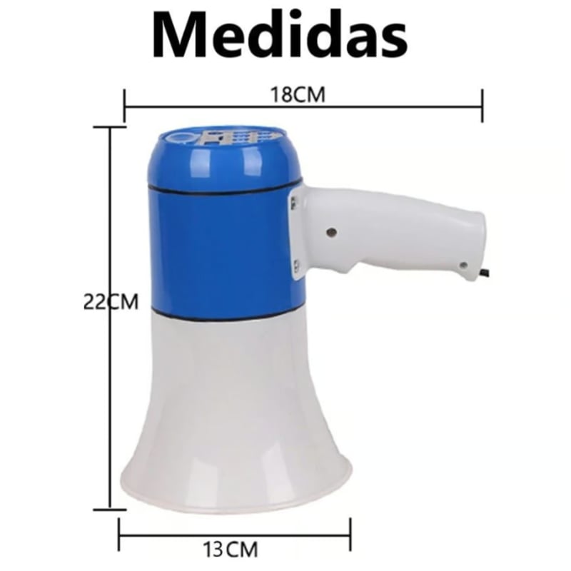 VONYX MEG075 Megafono Bluetooth Portatile Premium 75 W, Lettore