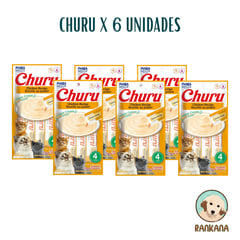 CHURU - SNACKS X 4 SACHETS POLLO / 6 UNIDADES