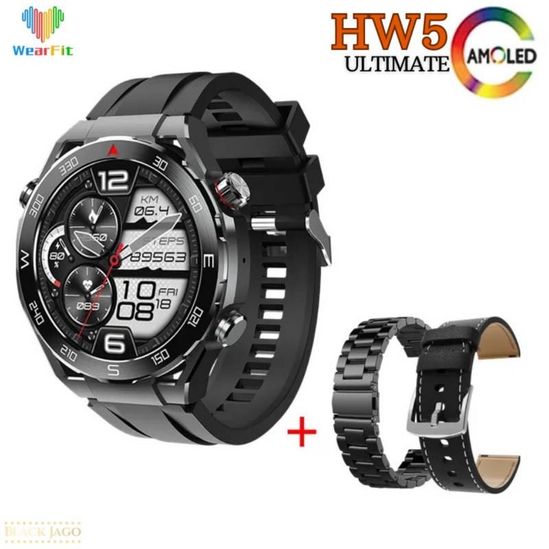 IMPORTADO - SMARTWATCH HW5 ULTIMATE PANTALLA AMOLED NEGRO