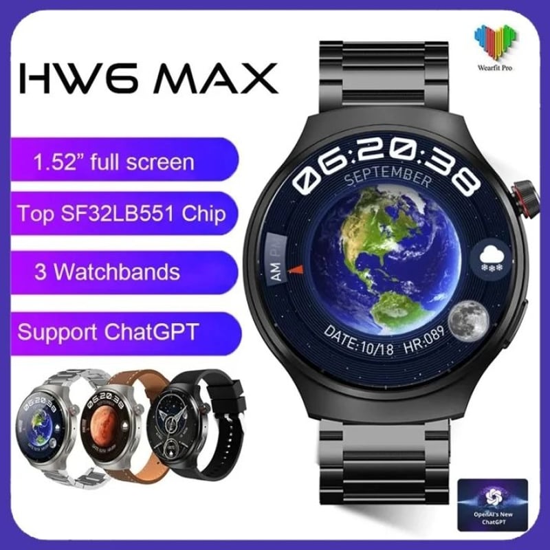 IMPORTADO MC - SMARTWATCH  HW6 MAX PANTALLA AMOLED