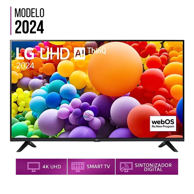 Televisor LG 50 Pulg. LED Smart TV UHD 4K con ThinQ AI 50UT7300PSA LG ...