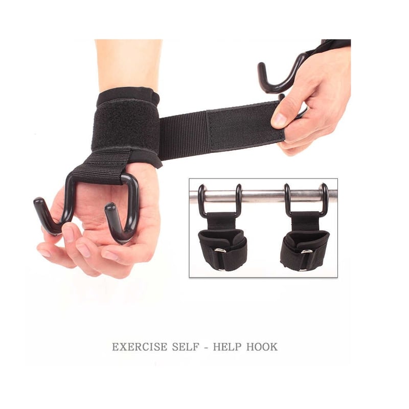 Guanti Per Sollevamento Pesi In Pelle Con Supporto Polso – Cinghie Lifting Strap Unisex