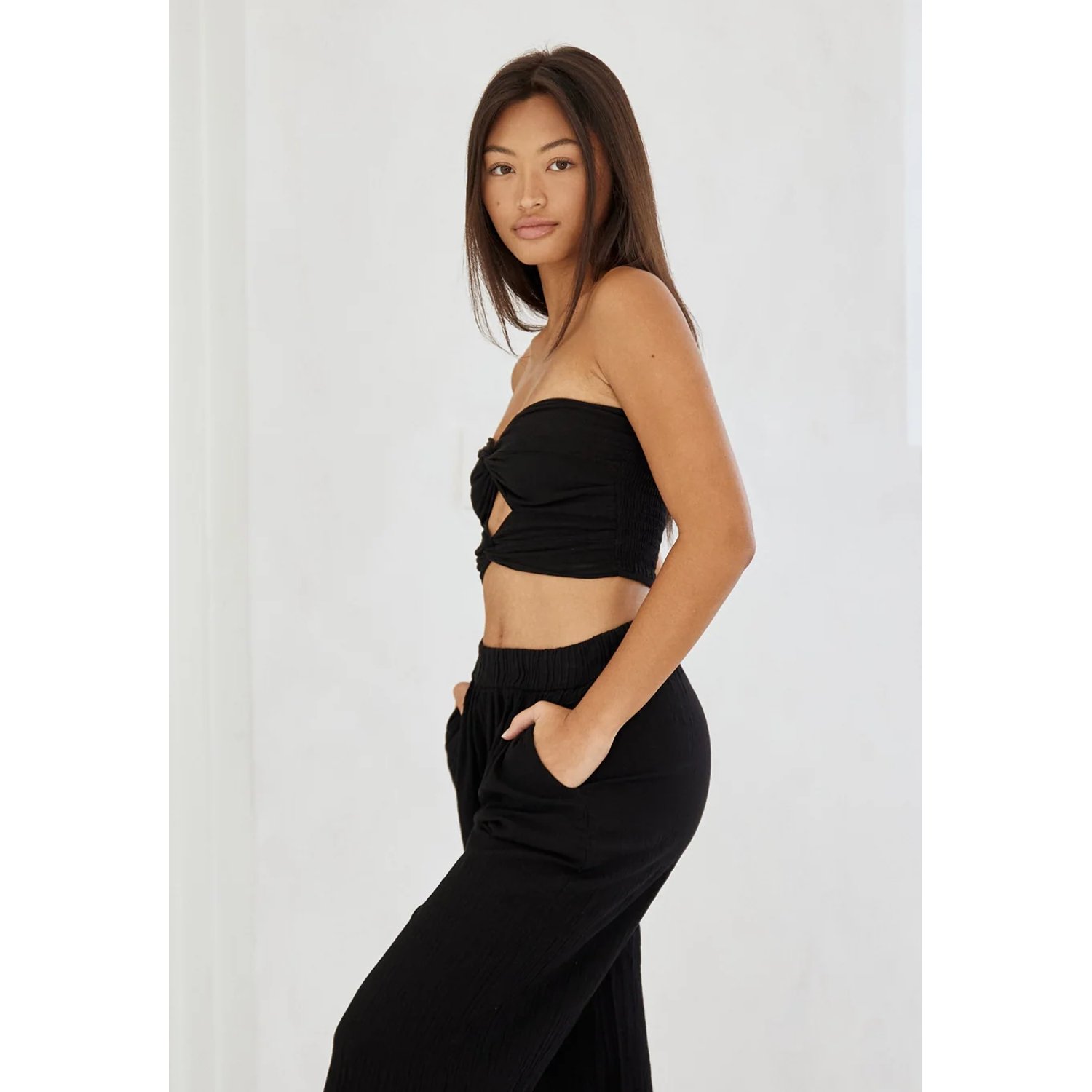 Top de fiesta negro shop