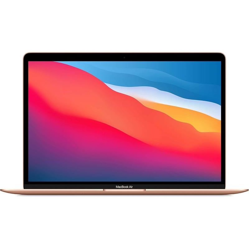 APPLE - Apple MacBook Air 13" con Chip M1 CPU 8 núcleos y GPU 7 núcleos, 8GB RAM, 256 GB SSD Oro