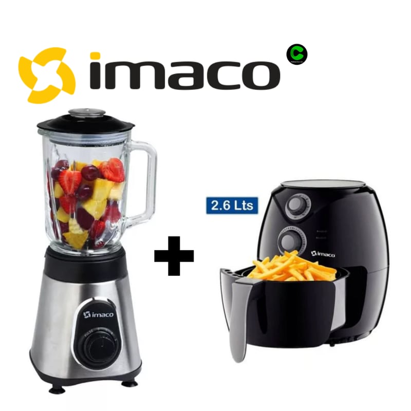 COMBO IMACO LICUADORA BLS3515 Y FREIDORA AF2614
